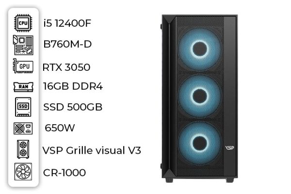 PCG005 - i5 12400F | RTX 3050