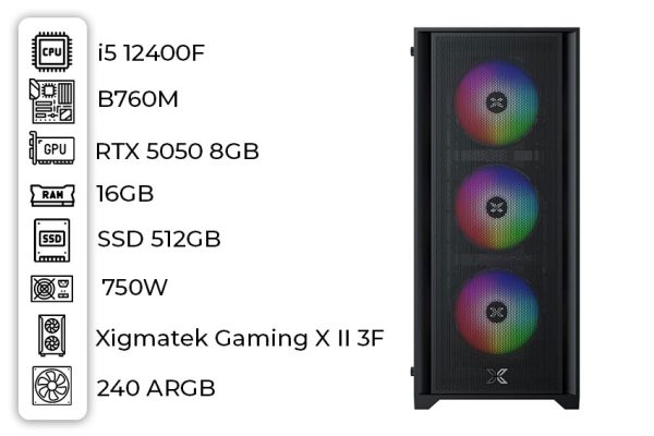 PCG006 i5 12400F| RTX 5060