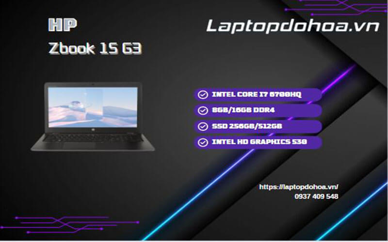HP Zbook 15 G3 - laptop cho sinh viên cơ khí