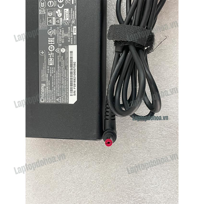 sạc laptop zin acer 180w đầu thường slim
