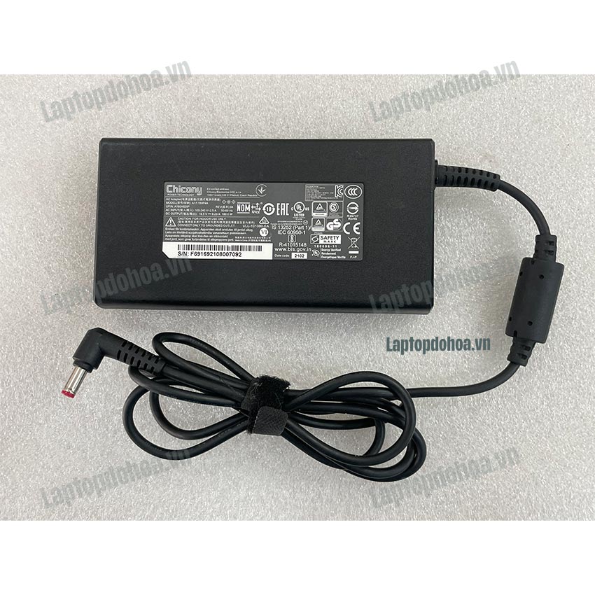 sạc laptop zin acer 180w đầu thường