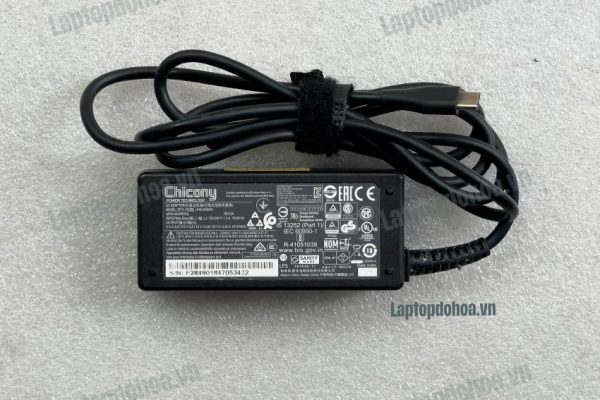 sạc laptop zin chicony 45w type c