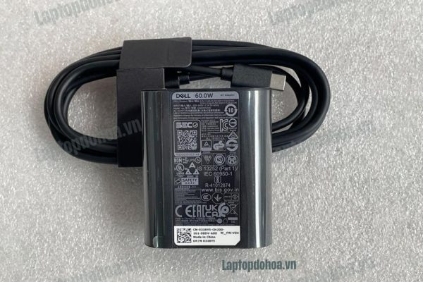 sạc laptop dell 60w oval type c new