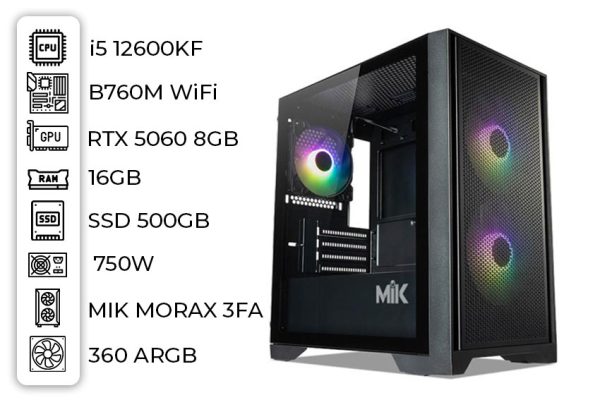 PC Đồ Họa i5 14600KF | RTX 5060 (PC0007)