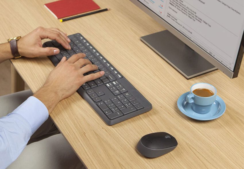 văn phòng combo bàn phím + chuột Logitech MK235