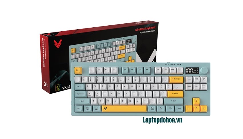 Bàn Phím không dây 3 chế độ VSP VK84 Plus