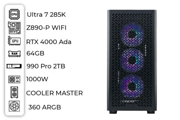 PC Ultra 9 285K | NVIDIA RTX 4000 Ada
